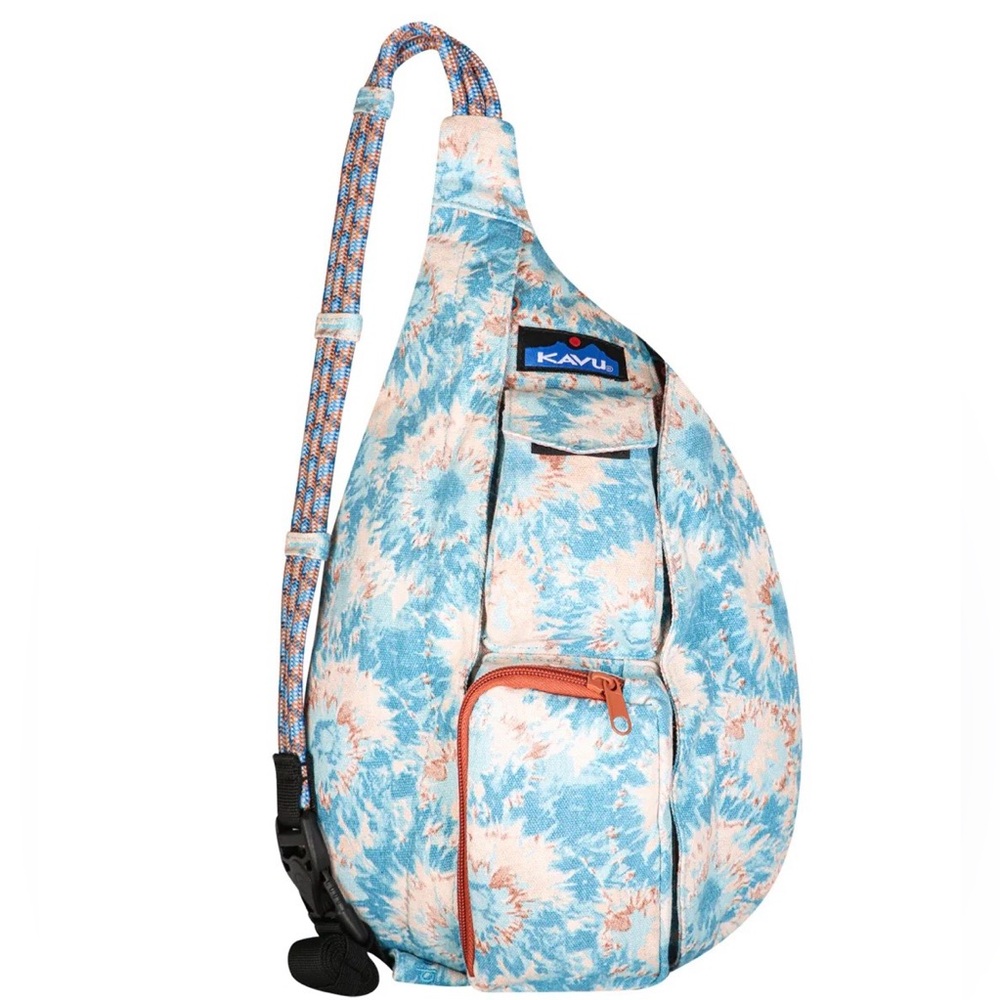 NWOT KAVU Mini Rope Bag in Ink Burst